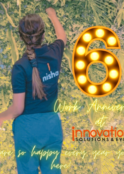 Blue Modern 1st Anniversary Celebration Instagram Post